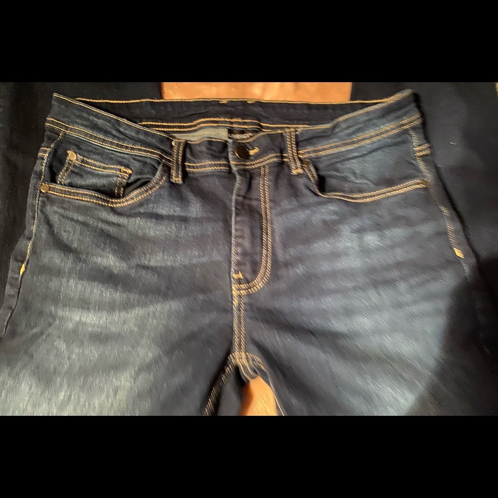 Mens Livergy Jeans Rallye Automobile sz34x32